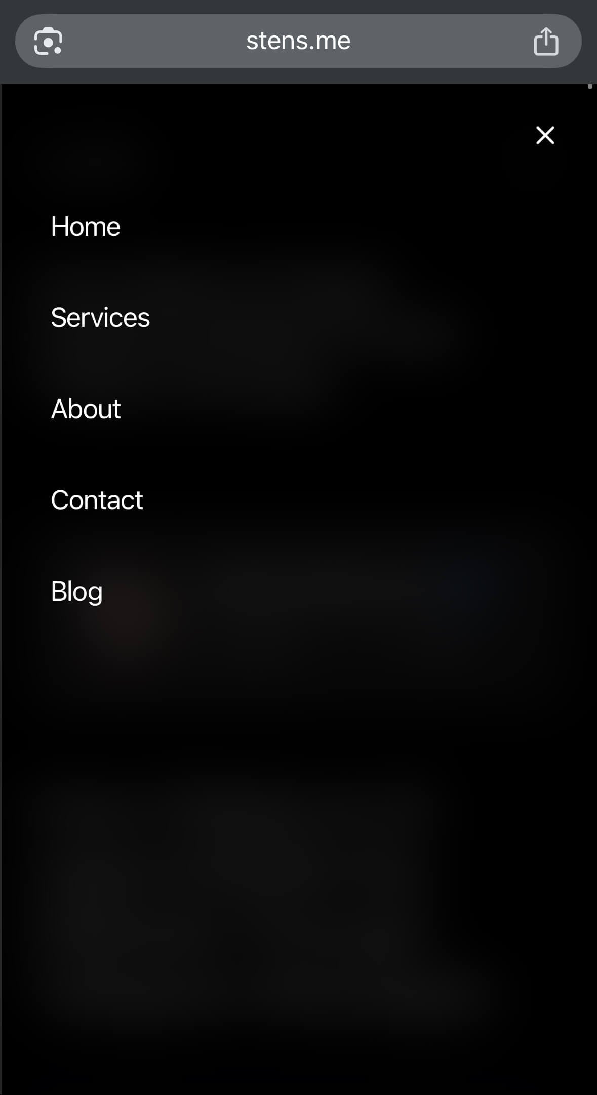 New transparent navigation bar